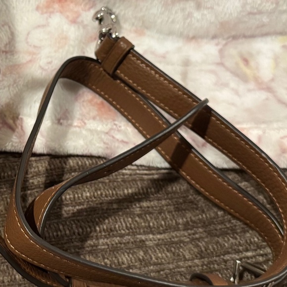 NWT Coach Remi Satchel Saddle Brown - Picture 6 of 9